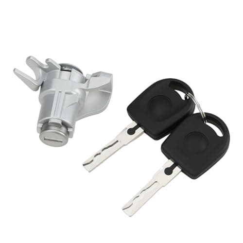 Image of eMagTech Trunk Lock Cylinder with Keys 2H5827297 2H5829505E Compatible with VW Amarok 2010-2019