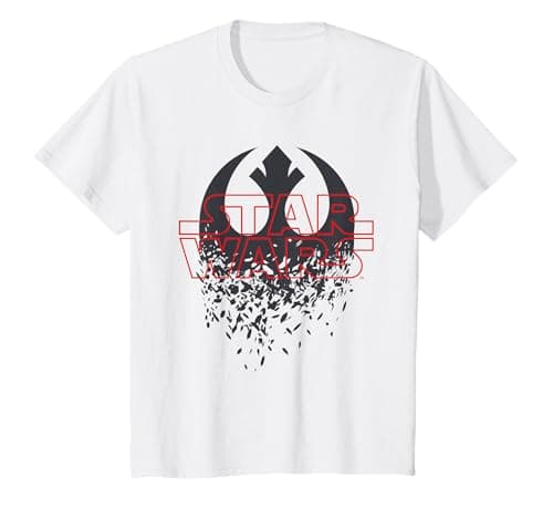 Image of Kids Star Wars The Last Jedi Shattered Emblem T-Shirt