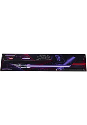 Image of Star Wars The Black Series Darth Revan Force FX Elite Lightsaber with Advanced LED and Sound Effects, Adult Collectible Roleplay Item