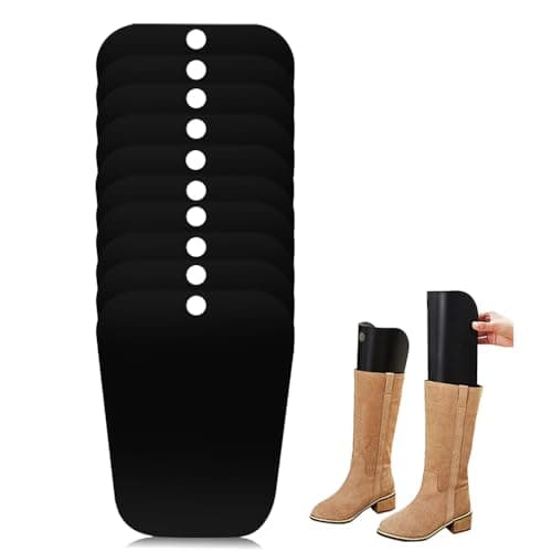 Image of 10 Pcs Boot Shapers For Long Boots Inserts To Keep Shape Reusable Boots Boot Holder Trees For Knee High Boots (14inch)