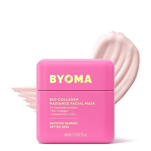 Image of BYOMA Bio-Collagen Radiance Facial Mask - Transformative Liquid Sheet Mask For Glass Skin - Instant radiance, Visibly Improved Elasticity, Firms, Reduces Appearance of Wrinkles - Cica & Ceramides