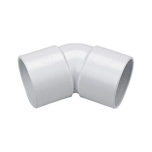 Image of Solvent Weld White 40mm (43mm) Waste Pipe 45 Degree Bend - Pack of 2