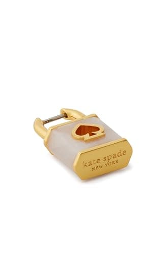 Image of Kate Spade New York huggies, White Gold