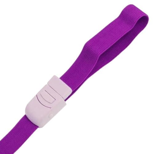 Image of Tourniquet with Buckle Quick and Slow Release Emergency Tourniquets Elastic Adjustable Home Outdoor, Medical, Nurses (1, Purple)