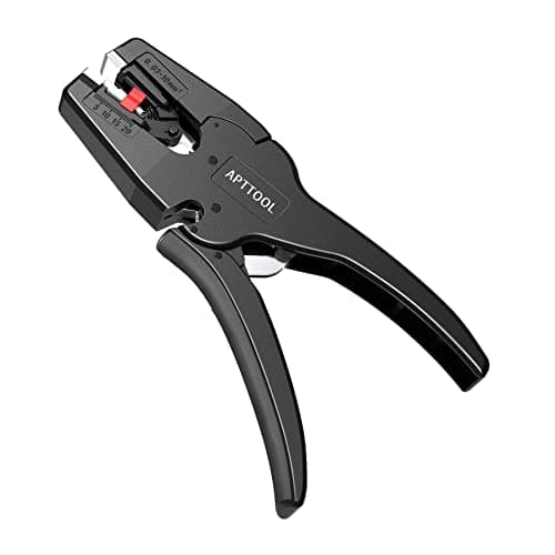Image of APTTOOL Automatic Wire Stripper, Cable Stripper Tool Electrical, Wire Stripping Tool with Self-Adjusting Jaws, Light and Portable