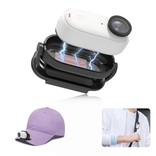 Image of PULUZ Magnetic Action Camera Cap Clip for Insta360 GO3, Quick Release Action Camera Hat Mount for Insta360 GO3, GO 3S