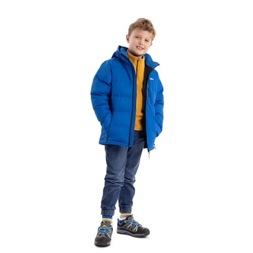 Image of Trespass Boys Padded Jacket Tuff - Waterproof, Adjustable Zip-Off Hood, Elasticated Cuffs, 3 Low Profile Zip Pockets, Drawcord at Hem, Low Profile Centre Front Zip