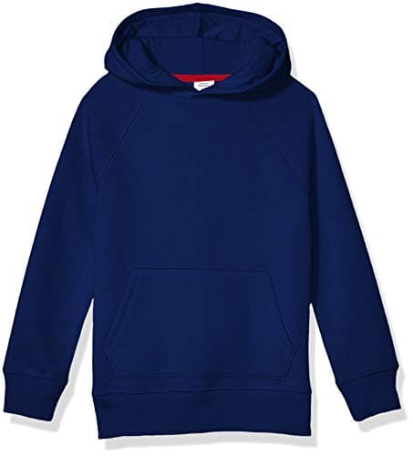 Image of Amazon Essentials Boys' Fleece Sweater Hoodie Sweatshirts, Navy, 4 Years