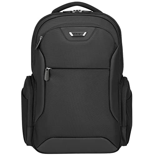 Image of Targus Laptop Backpack, Fits Laptops up to 16", Premium Corprate Backpack, Expandable Capacity to 30L, Durable & Water-resistant, Ergonomic Straps, Trolley Strap, Black