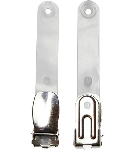 Image of PCL Media ltd Crocodile Style ID Badge Clips (Pack of 25) to Be Used with ID Card Holder & Badge Pockets Lever ID Badge Clip