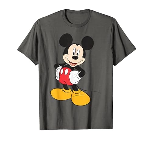 Image of Disney Men's Classic Mickey Mouse Full Size Graphic Short Sleeve T-Shirt