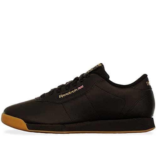 Image of Reebok Men's Classic Nylon Trainers, Black Gum, 3 UK