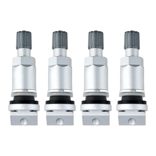 Image of Clamp-in Valve Stem for TPMS Tyre Pressure Monitoring System, 4Pcs Pressure Monitoring Sensor Valve Stems Replacements Anti-Explosion Tire Valve Stem Tool for Cars
