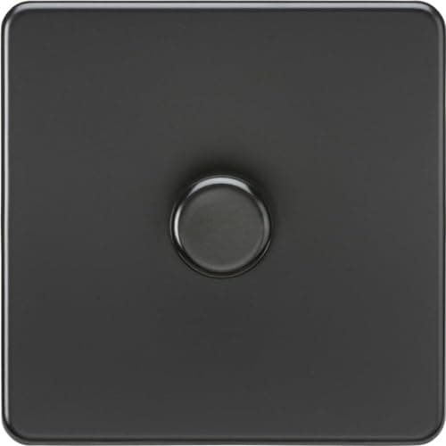 Image of 1G 2-way 10-200W (5-150W LED) Intelligent dimmer - Matt Black
