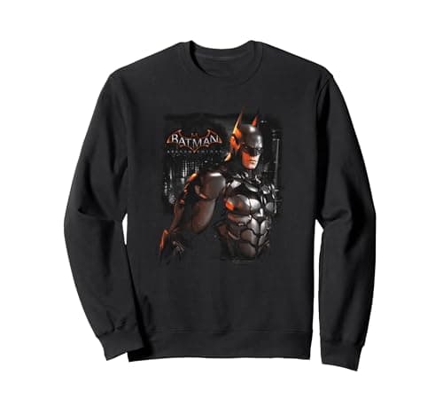 Image of Batman: Arkham Knight Dark Knight Sweatshirt, Adult Unisex, Black, XX-Large
