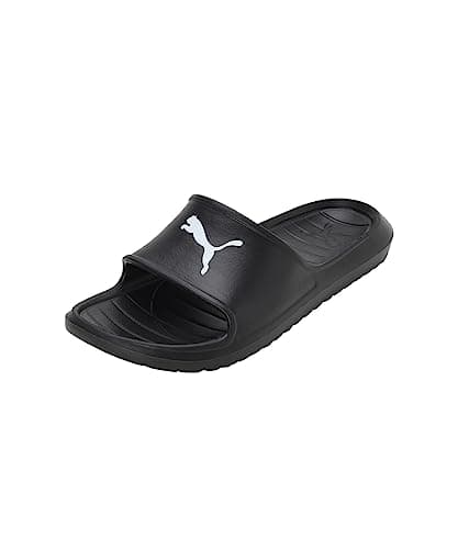 Image of Puma Unisex Adults Divecat V2 Lite Cat Slide Sandals, Puma Black-Puma White, 7 UK