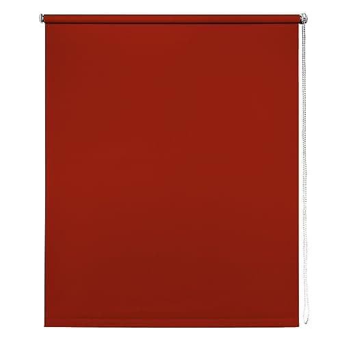 Image of Thermal Blackout Blinds, Red 100cm (39.37"), 165cm Drop - Blackout Roller Blinds For Inside and Outside Recess Fitting - Window Blinds of Multiple Colours and Sizes by New Edge Blinds