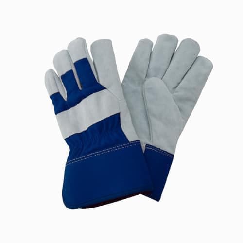 Image of Kent & Stowe Fleece Lined Rigger Gardening Gloves Navy - Medium
