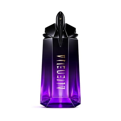 Image of Mugler Alien Extraintense Eau de Parfum for Women, Intense Ambery Floral Woody Fragrance with Jasmine Sambac, Cashmere Wood and White Amber, Refillable Talisman Bottle, Sensual Perfume