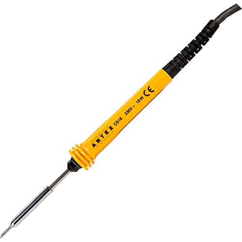 Image of Antex S4824H8 CS18W 230V Lead Free Soldering Iron With PVC Cable and 13A Plug