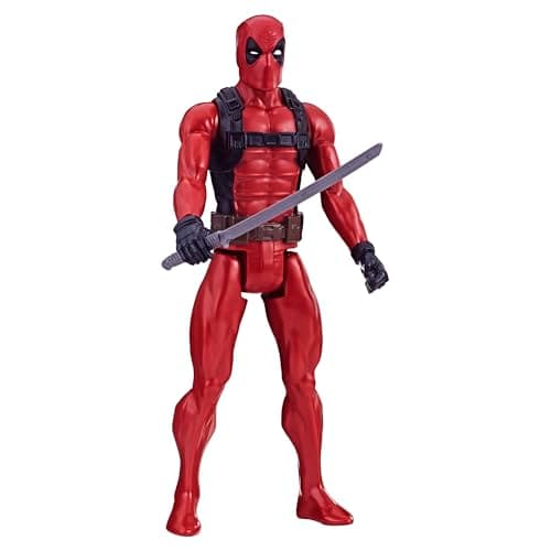 Image of Marvel Deadpool Action Figure with Accessory, Red