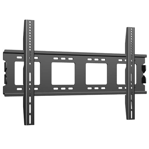 Image of JXMTSPW TV Wall Bracket Fixed for Most 50-120 inch LED LCD OLED Plasma Flat Curved Screen Super Ultra Slim Max Load 125kg VESA 900X600mm 86 98 100" Large Low Profile Wall Mount Heavy Duty TV Bracket