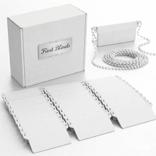 Image of First blinds Vertical blind set 30 bottom weights and 6 meter chain 89mm (3.5 inches)-Replacement Spares