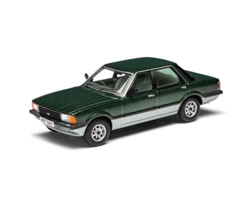 Image of Corgi Diecast Model Vehicles - VA15005 Ford Cortina Mk5 1.6 Carousel, Forrest & Crystal Green, Men & Women Souvenir Gifts from UK - Small Die Cast Toy Car Models for Boys, Gift for Motor Enthusiasts