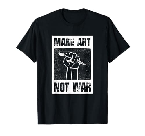 Image of Make Art Not War T-Shirt