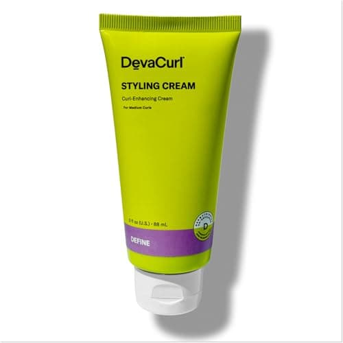 Image of DevaCurl Styling Cream Touchable Moisturizing Definer | Enhances Curl Body and Shape | Non-Flaking | Non-Stiff | Non-Crunchy | All Curly Types