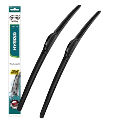 Image of HEYNER Hybrid Windscreen Wiper Blades For VW Transporter T4 T5 T6 Caravelle Shuttle Van (T4 Front Wipers HH2121H)