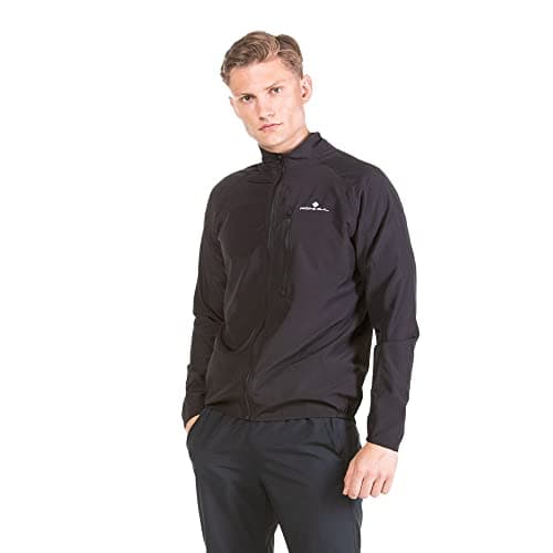 Image of Ronhill Men's Core Running Jacket, All Black, XXL UK