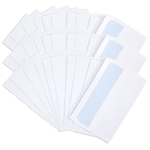 Image of Postmaster DL Envelopes 110 x 220mm 80 GSM Self Seal White 1000 Pack