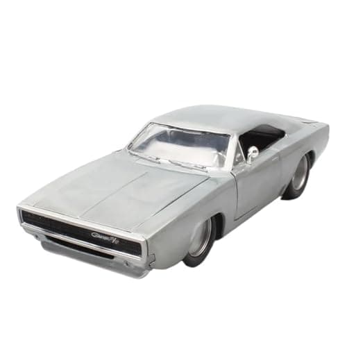Image of LXGLYLOU Metal Car Model Scale Replica 1 24 For Dodge Charger 1968 Die Cast Alloy Sport Car Model Souvenir Collection Metal Toy Display Hobbies Vehicles Games Set