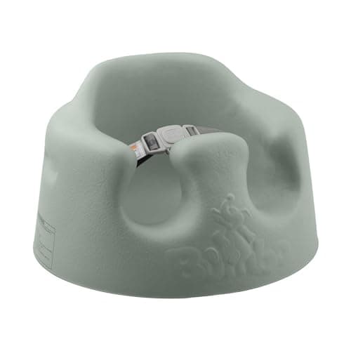 Image of Bumbo Floor Seat in Sage - Baby Seat with 3-Point Safety Harness