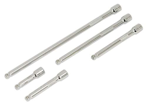 Image of Sealey Ak766 Wobble Extension Bar Set 5Pc 1/4Sq Drive
