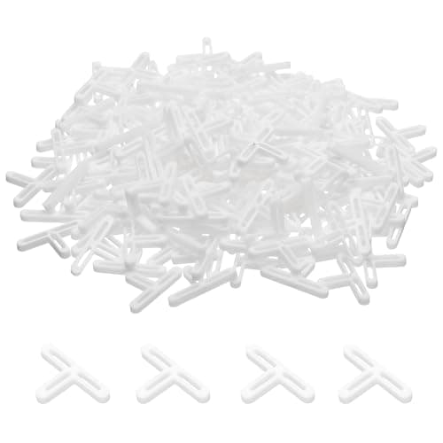 Image of sourcing map 100pcs Tile Spacers 4mm Hard Plastic t Type Tiles Leveler Spacer Installation Ceramic Spacing Clips for Wall Floor