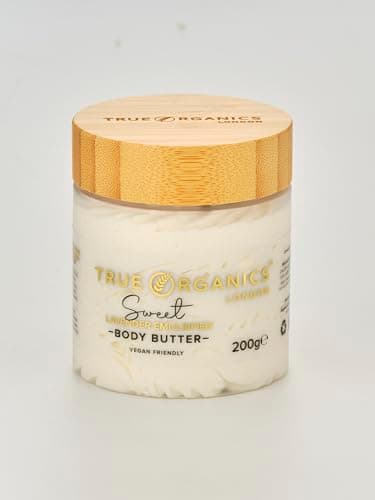 Image of Sweet Lavender Emulsified Body Cream – Deeply Moisturising Body Cream for Dry Skin & Hands – Non-Comedogenic Body Moisturiser for Dry Skin for Men & Women with Jojoba Oil & Vitamin E – 200g