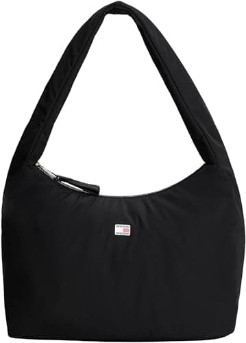Image of Tommy Jeans Women's TJW Urban Nylon HOBO AW0AW17887 Crossover, Black (Black), One Size