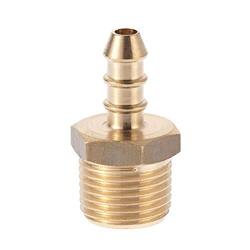 Image of LPG Fulham Nozzle 1/2" Male BSP Thread X 10mm OD Nipple for 8mm BORE Gas Pipe