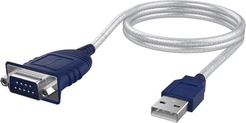 Image of SABRENT Serial Cable to USB, 9 Pin USB Serial Adapter, DB 9 RS232 Female Converter, For Printers, Servers, Windows Mac [-NOT a display cable-] 0.85m (CB-DB9P)