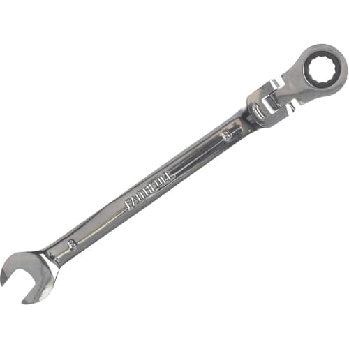 Image of Faithfull SPARAT8 Flex Head Ratchet Combination Spanner