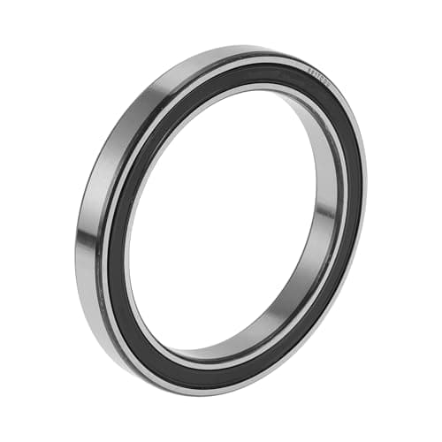 Image of X AUTOHAUX 6817DDU Deep Groove Ball Bearings Lubricated Bearings Double Rubber Seal 85x110x13mm Black Silver Tone