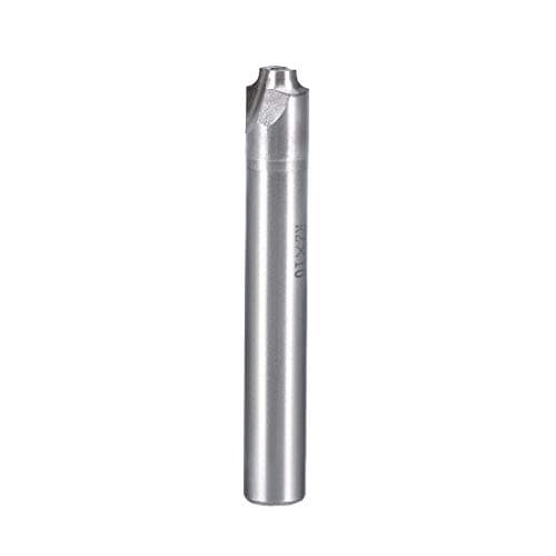 Image of sourcingmap HSS-AL Corner Rounding End Mill Cutter 2 Flute with 2mm Radius, 10mm Shank