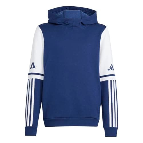 Image of adidas Unisex Kids SQUADRA25 SWEAT HOODY KIDS, team navy blue 2/white, 15-16 Years