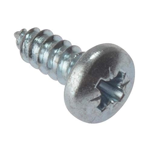 Image of ForgeFix Self Tapping Screws Pan Head| 3/4" x 10 | Zinc Plated | Box 200