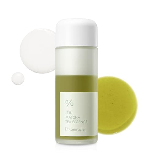 Image of Dr.Ceuracle Jeju Matcha Tea Essence - Skin Purifying Milky Toner with Matcha Extract, 9-Peptide, Ceramide, Korean Skincare Essence (150 ml / 5.07 fl. oz.)