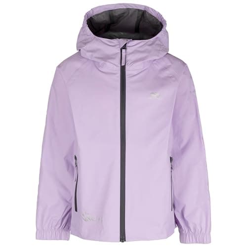 Image of Trespass Kids Jacket Qikpac - Waterproof, Breathable, School Raincoat, 2 Zip Pockets, Full Zip, Adjustable Hood, Storm Flap, Ventilated Back, Lightweight, Packable
