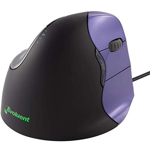 Image of Evoluent VM4S Right Handed VerticalMouse - Small, version 4,black