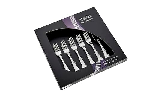 Image of Arthur Price Classic Kings Set of 6 Pastry Forks